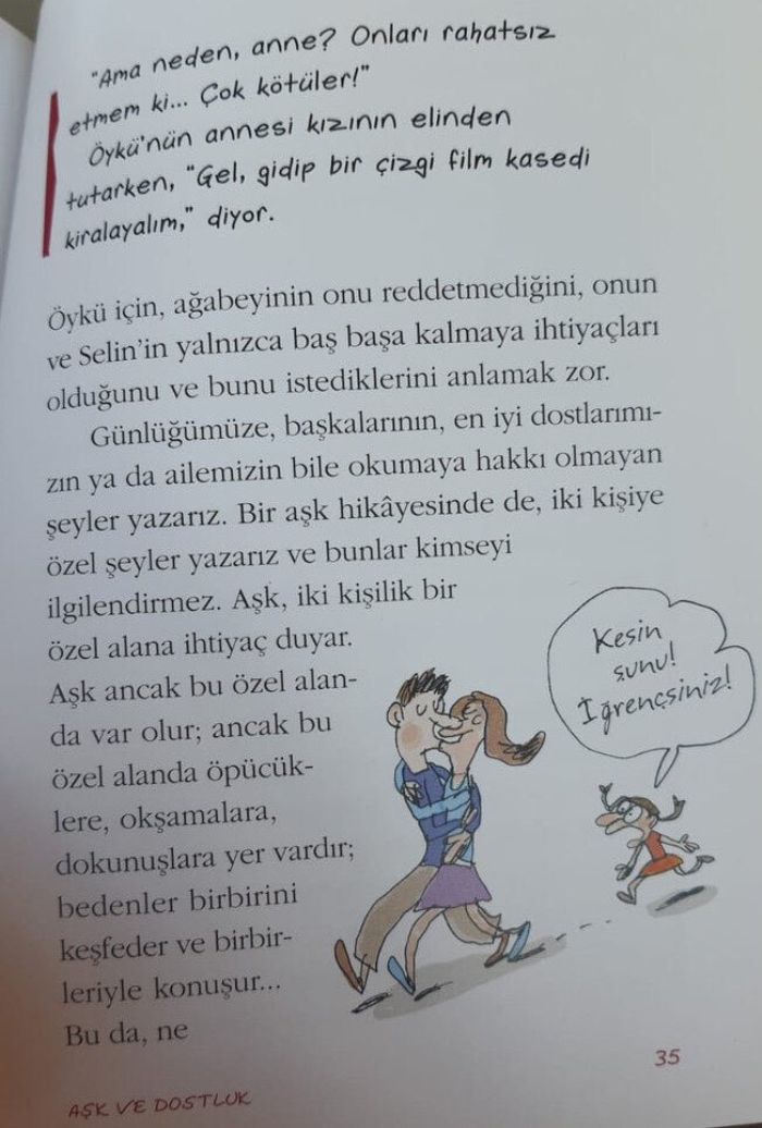 haanozz's tweet photo. İBB ye ait kitapçılarda satılan bu serinin diğer baskısında geçen diyalog: https://t.co/pdxUZP20bt
