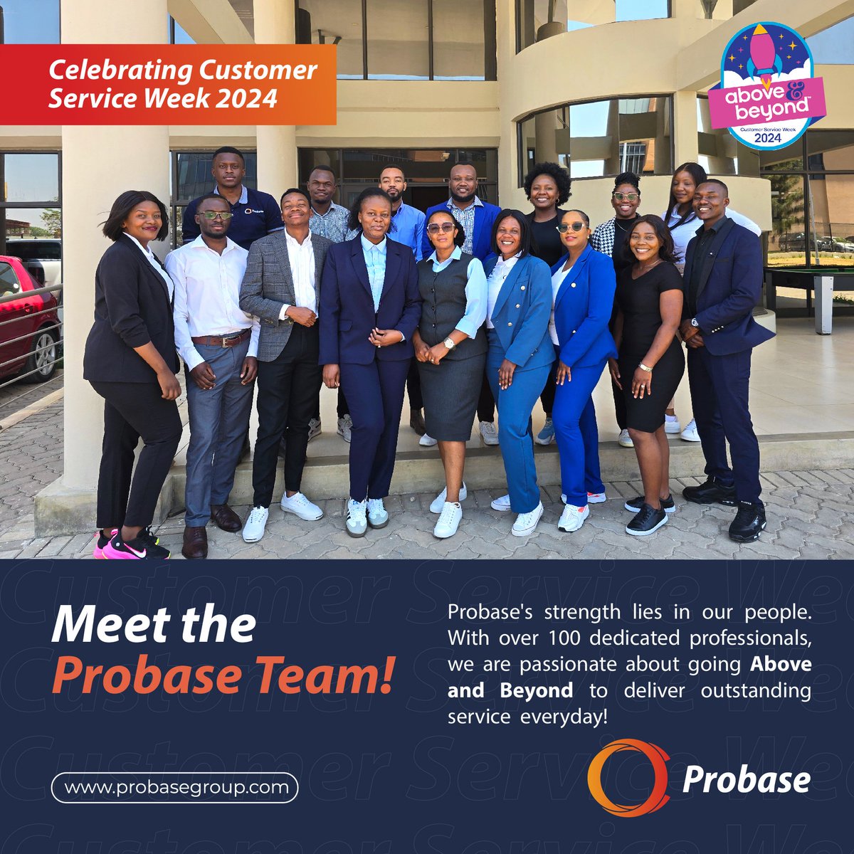 probasegroup's tweet photo. Meet The Probase Team! 🚀🚀

https://t.co/pcbOqlbZm3

#Probase #CustomerServiceWeek #SolutionsBeyondTechnology #AboveAndBeyond #Fintech https://t.co/Wn7MstX3KB