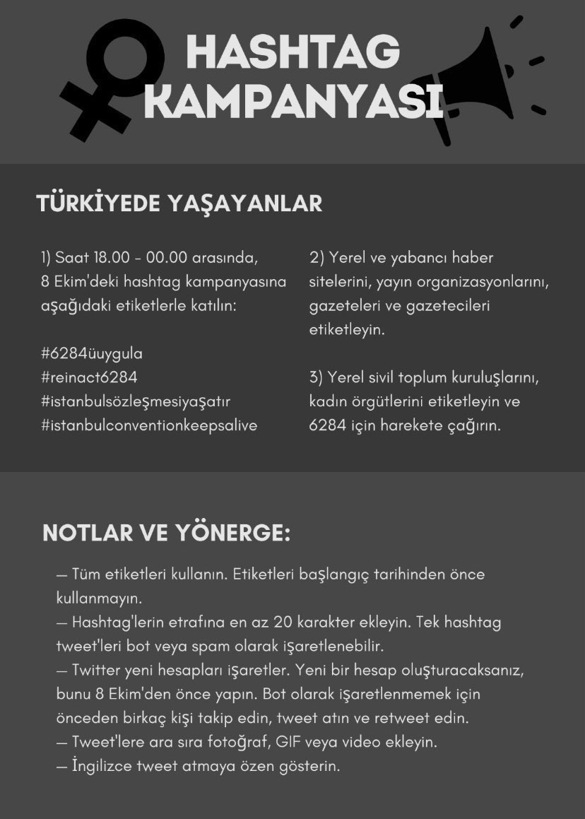 lachiibolalam's tweet photo. keep raising your voice against femicide
help us spread the tags

#6284üuygula
#reinact6284
#istanbulsözleşmesiyaşatır
#istanbulconventionkeepsalive https://t.co/pJ3RZrp5rP