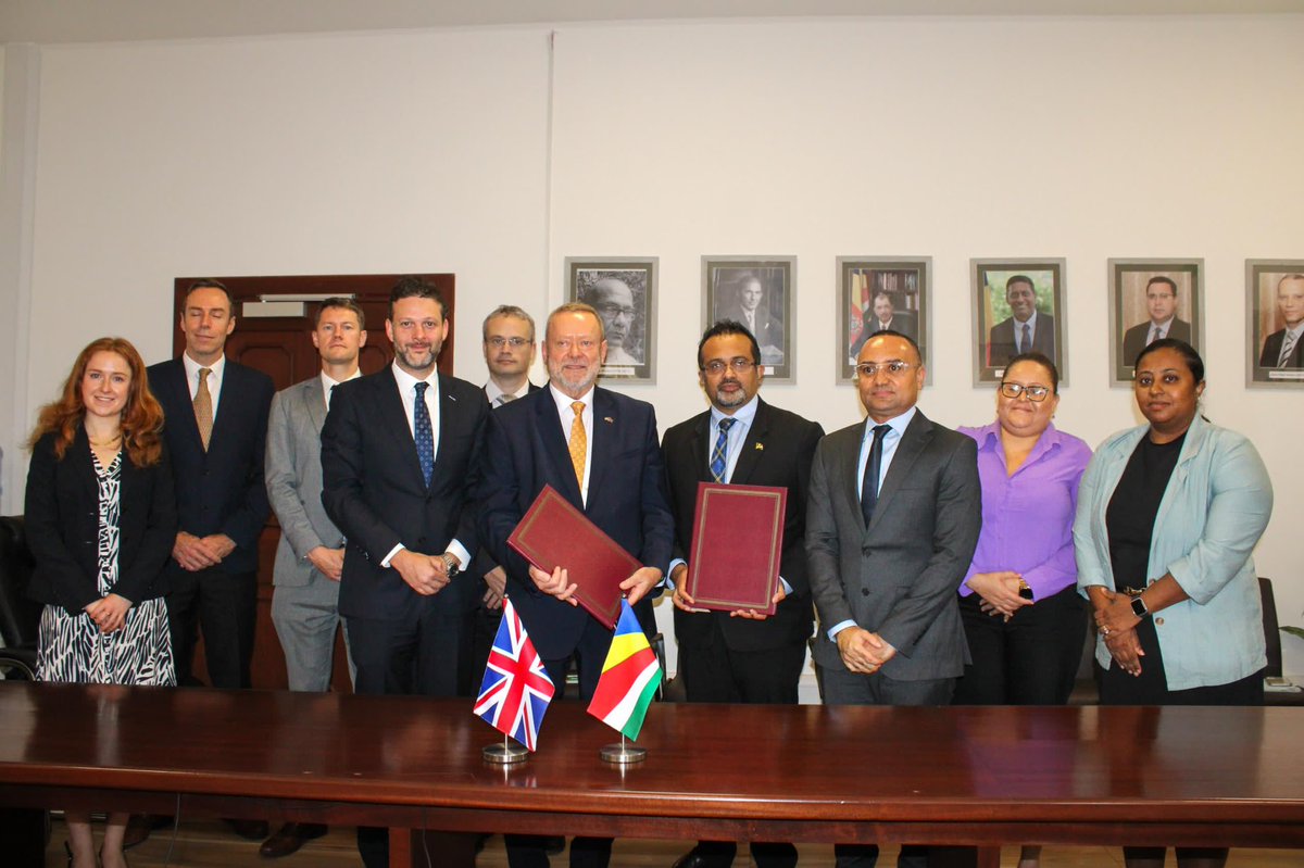 Safeguarding economic security is crucial for our countries 🇬🇧🇸🇨.

Today, we signed an Economic Security partnership, committing to work with the Seychelles to combat financial crimes and corruption, making the UK safer and paving the way for mutual growth.