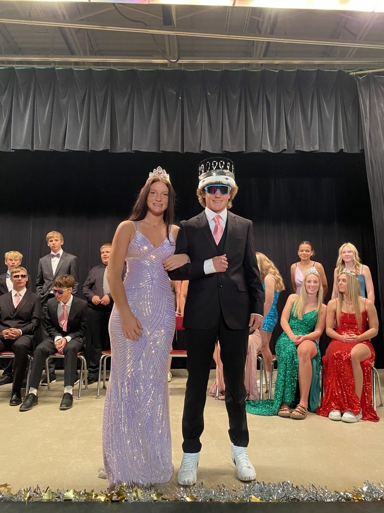 2024 Homecoming King Owen Harig and Homecoming Queen Addison Lanoue. Congrats!