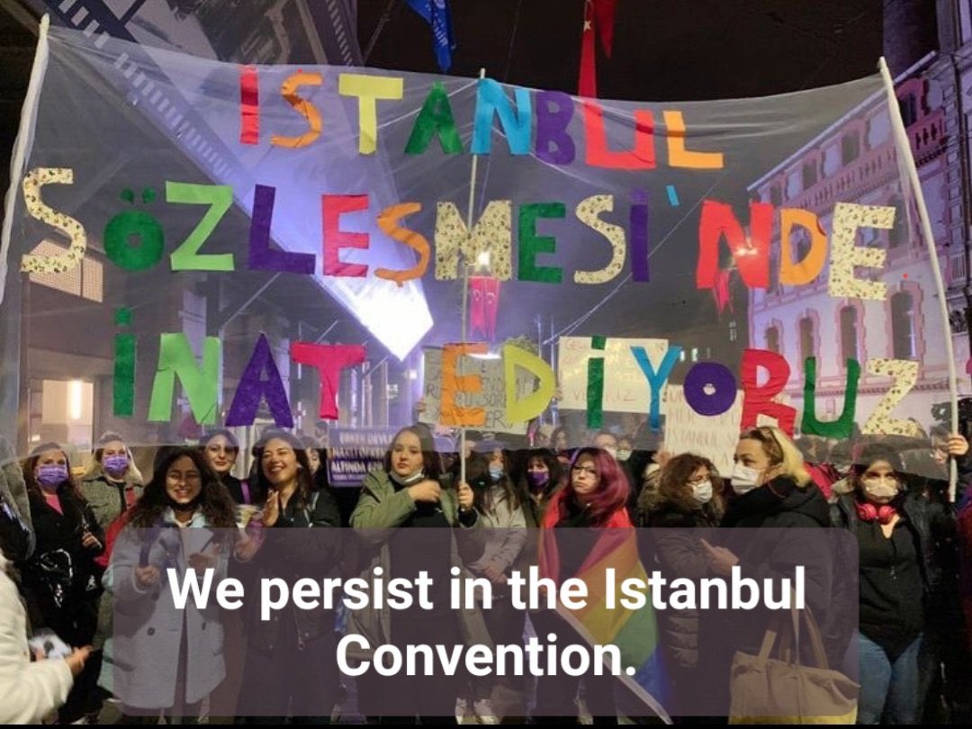 seven women were killed in three days in turkey
we persist in the istanbul convention
protect women not murderers

#6284üuygula
#istanbulconventionkeepsalive