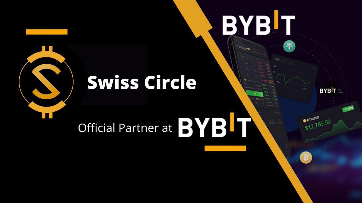 Swiss Circle (@swiss_circle) on Twitter photo Incoming news! ☎️
Swiss Circle is officially partnered with ByBit Exchange exclusively! 🫱🏼🫲🏽 Get ready for top-tier trading opportunities and exclusive community benefits. Sign up now using the link below and join the movement! 🚀
🔗 partner.bybit.com/b/swisscircle
#SwissCircle #ByBit Incoming news! ☎️
Swiss Circle is officially partnered with ByBit Exchange exclusively! 🫱🏼🫲🏽 Get ready for top-tier trading opportunities and exclusive community benefits. Sign up now using the link below and join the movement! 🚀
🔗 partner.bybit.com/b/swisscircle
#SwissCircle #ByBit