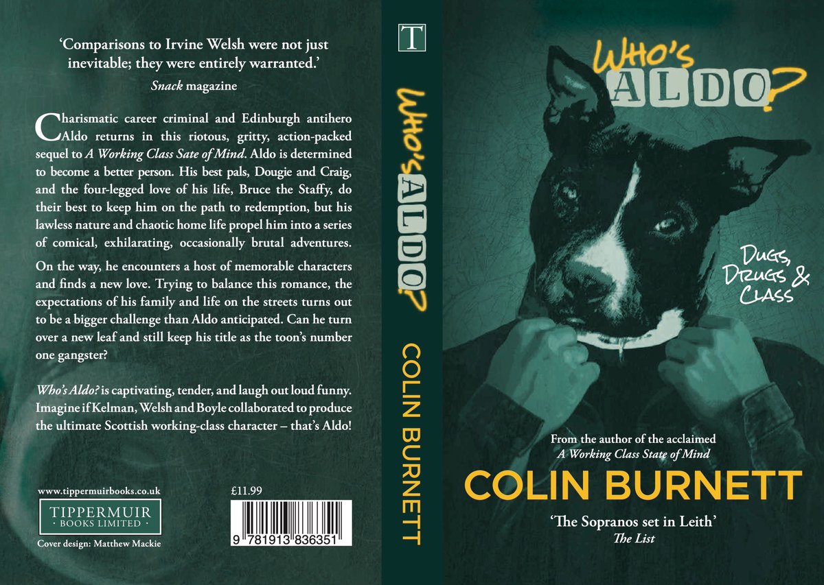 Exciting that we are @ chapter 5 of the audiobook - thanks to <a href="/prwallace92/">Patrick Wallace</a> all sounding great. Also working on associated jingles. Aldo, Edinburgh hard man, villain or hero - what music signifies him? The Prodigy's Spitfire? The Boss by James Brown? Or some LL Cool J?
Suggestions