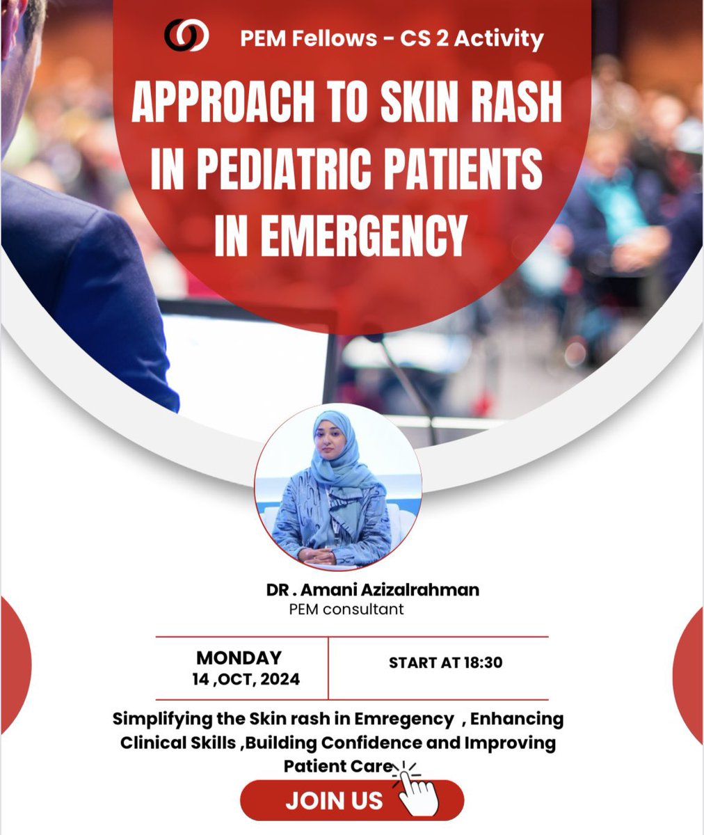 Amani Azizalrahman (@who_else19) on Twitter photo It will be my pleasure to talk about The Approach to Skin Rash in #PEM <a href="/PEMC2F/">PEM C2 Fellowship</a> It will be my pleasure to talk about The Approach to Skin Rash in #PEM <a href="/PEMC2F/">PEM C2 Fellowship</a>