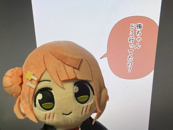 歩夢ちゃんぬいは顔を真横にすると笑顔から怒り顔になるのいいよね!
#くりぱんの居る生活 