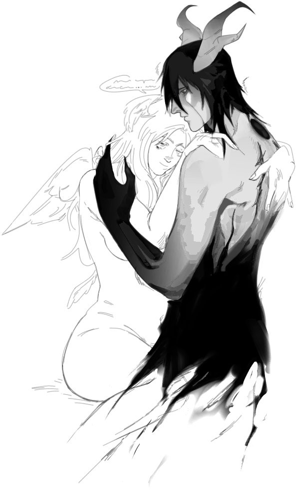 nemssar's tweet photo. my broken angel #BLEACH #ulquihime https://t.co/0JCa8P9JZl