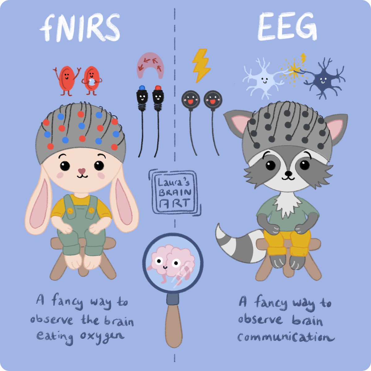 Two fancy ways to look at the brain 😋