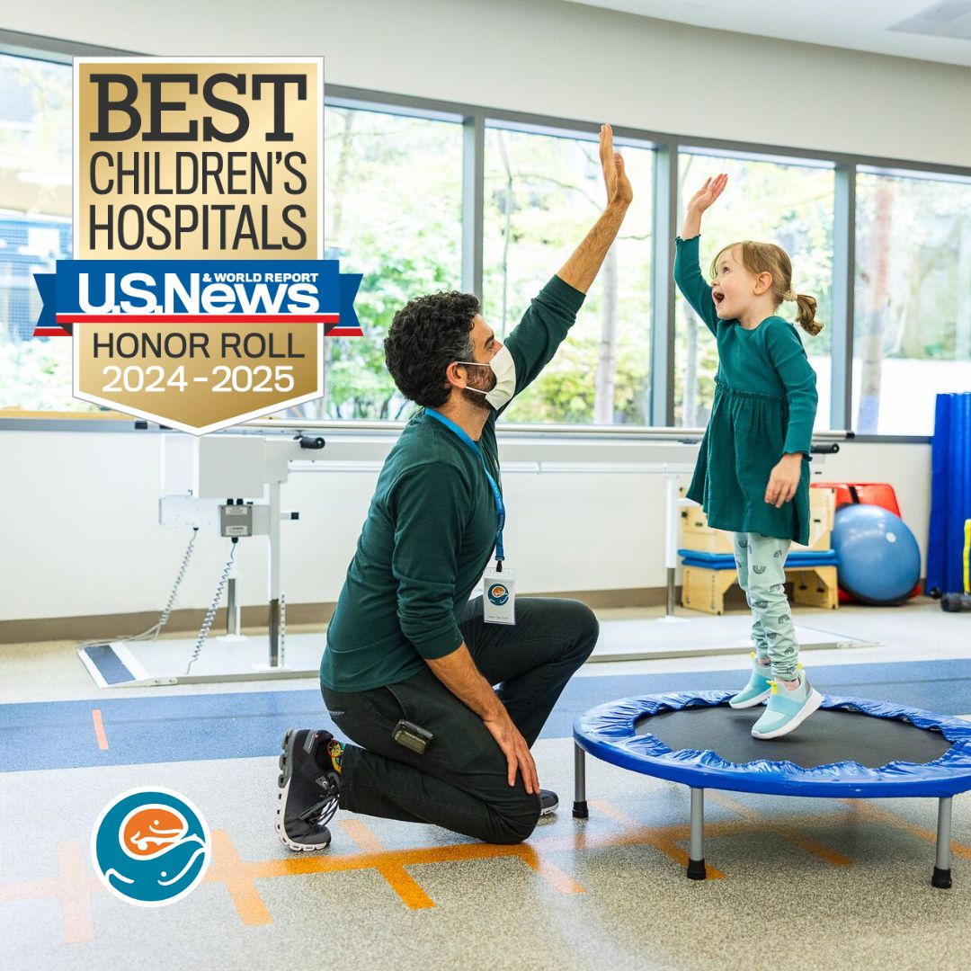 <a href="/seattlechildren/">Seattle Children's</a>   is proud to be recognized again as one of the top 10 best children’s hospital in the U.S. by being awarded <a href="/usnews/">U.S. News & World Report</a> 2024-2025 #BestChildrensHospital Honor Roll! bit.ly/USNewsBCH