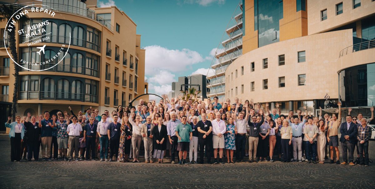 What an amazing group we have for our 4th Exploring DNA Repair Pathways as Targets for Cancer Therapy Conference, here in sunny Malta! 🇲🇹

We have a busy day ahead packed with networking, presentations, poster sessions as well as an excursion to beautiful Valletta🌞😃