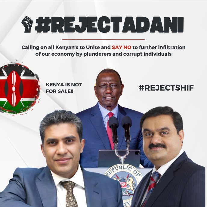 Even as we laugh at the theater of the absurd, always remember:
#RejectAdani 
#RejectSHIF