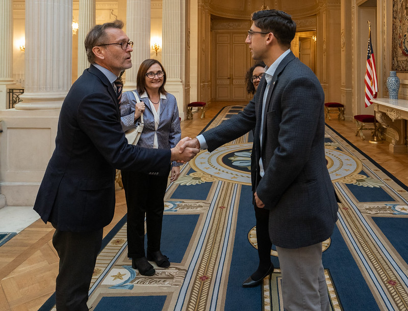 Last night, <a href="/LATAMProg/">Latin America Program</a> was joined by critical partners in our Latin America Energy Transition Initiative at Palacio Bosch, where we had the honor of hearing from <a href="/USAmbassadorARG/">Embajador Peter Lamelas</a> about the important partnership between Argentina and the US.
