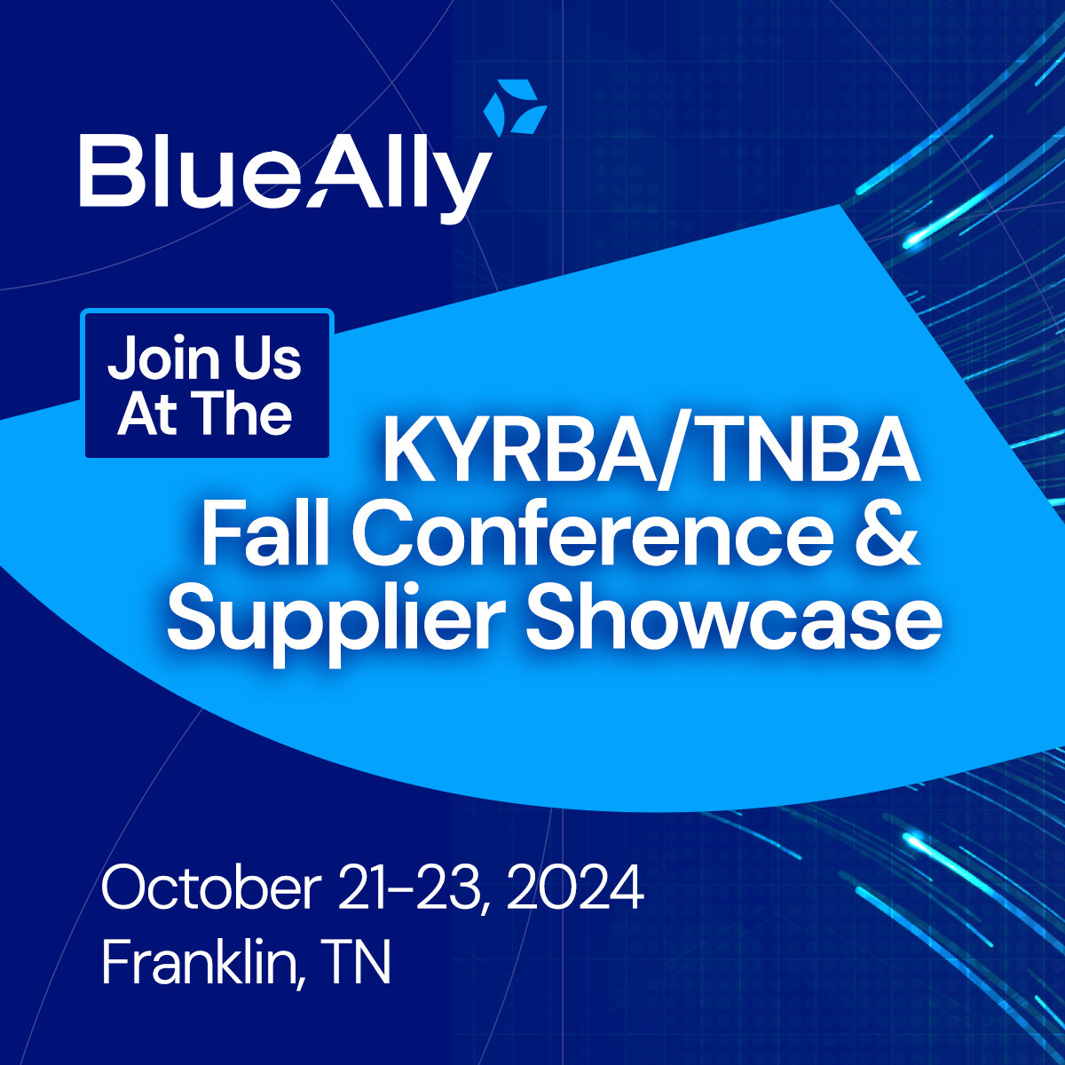 Join #BlueAlly at the Fall Conference &amp; Supplier Showcase hosted by the Kentucky Rural Broadband Association and the Tennessee Broadband Association!

Register for the conference today: hubs.la/Q02St29M0

#telecom #broadband #broadbandconference