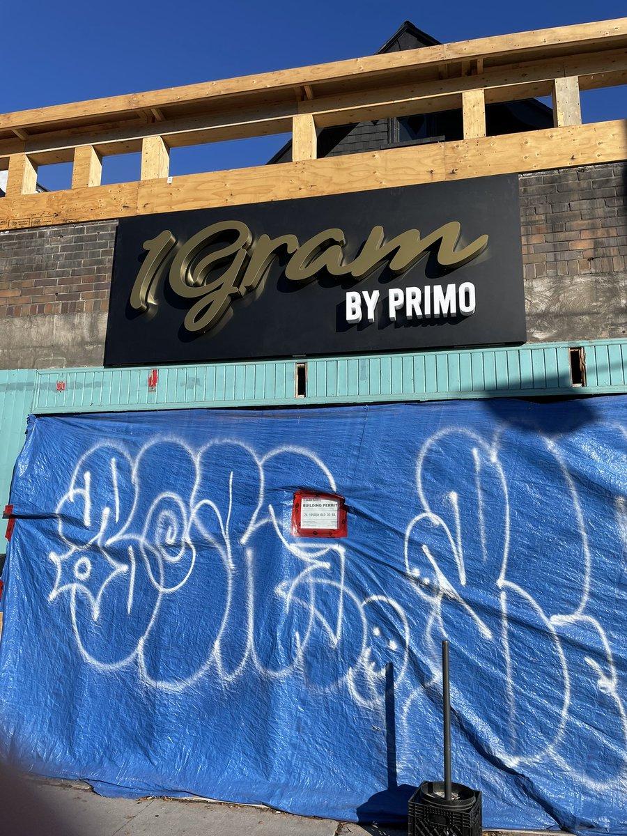 PoppedCulture's tweet photo. Apparently a new coffee shop coming to the Danforth https://t.co/mlrsSL8qKX