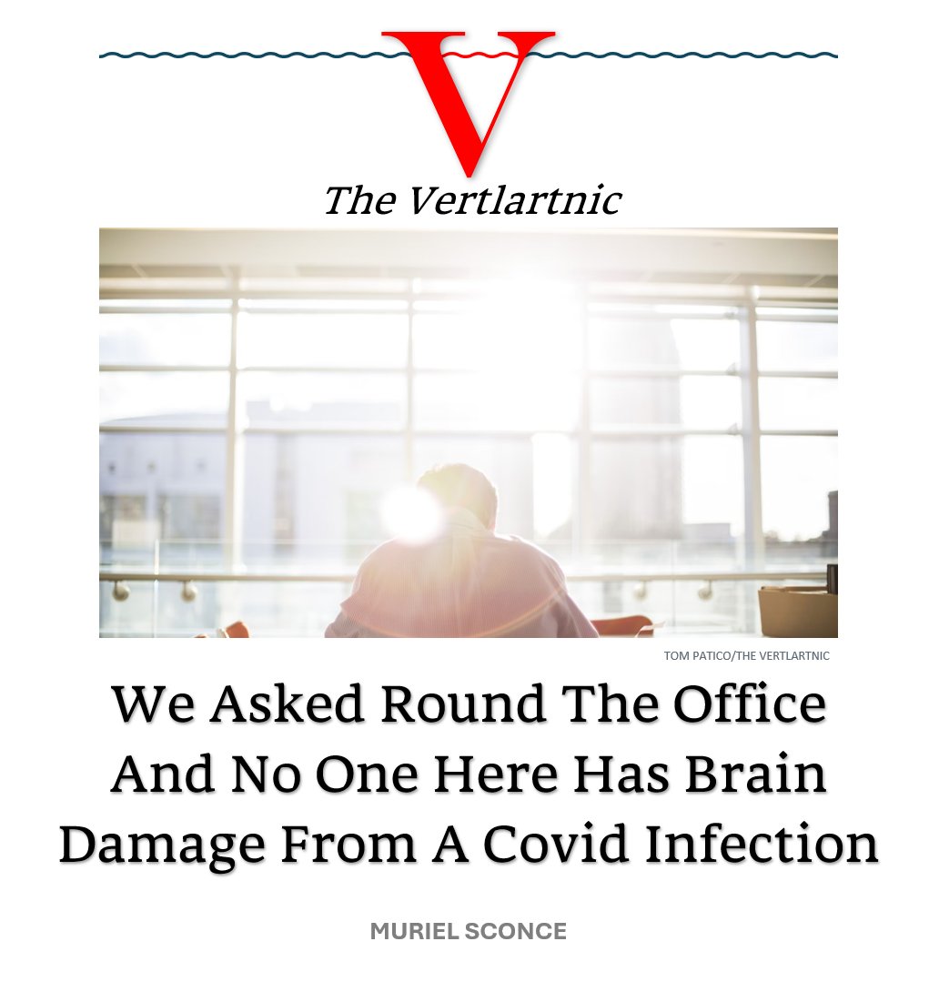 We Asked Round The Office And No One Here Has Brain Damage From A Covid Infection