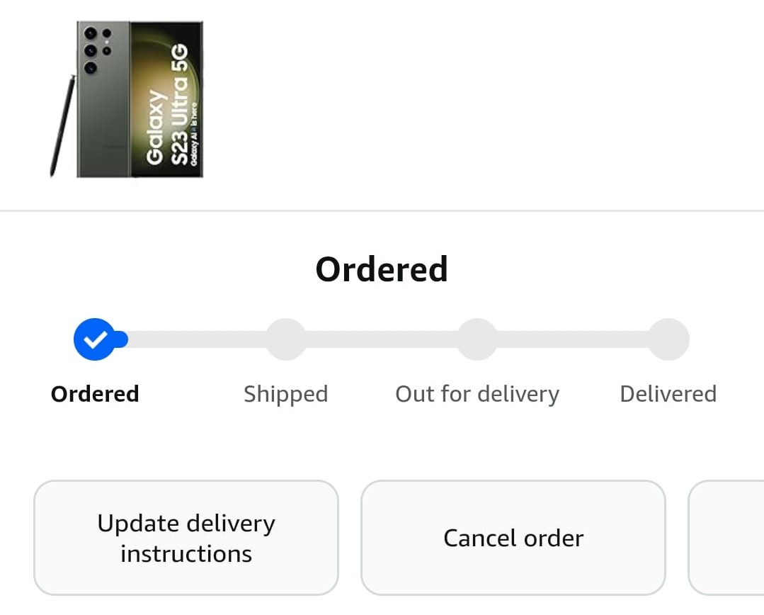 opdharani143's tweet image. Ordered #SamsungS23Ultra on @amazonIN on Nov 26th, but it&apos;s Oct 8th and still no updates on shipping or delivery. Contacted customer support multiple times with no resolution. This delay is unacceptable—please address this ASAP!

 #AmazonCustomerService #OrderDelay