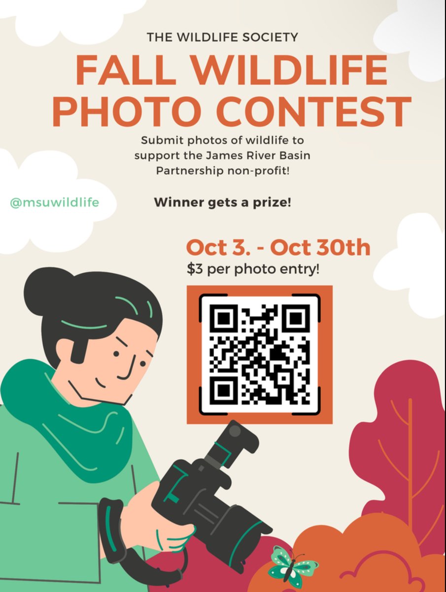 Attention photographers! The Wildlife Society is hosting a contest to showcase your nature photography! We’re looking for submissions that capture the beauty of the outdoors. Can’t wait to see your autumn-inspired photos. Learn more below. #WildlifeSociety
bit.ly/3Nixec3
