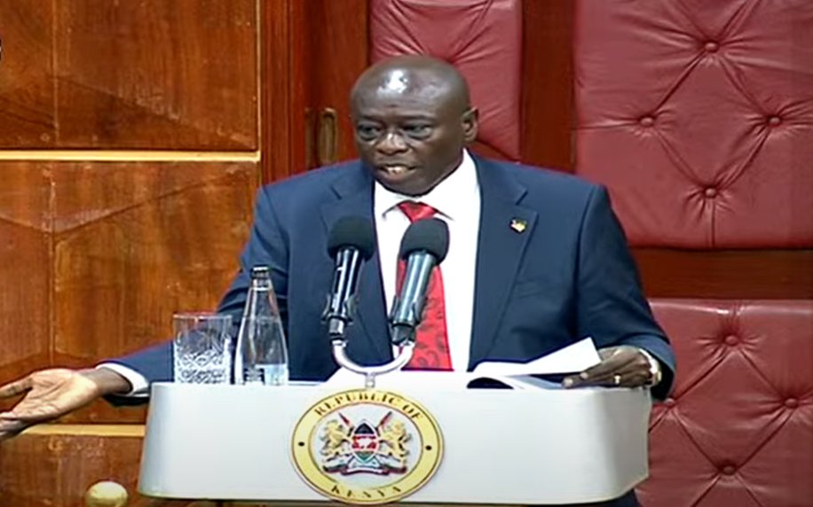 C_NyaKundiH's tweet photo. Deputy President Rigathi Gachagua addresses allegations of attacking public officials, specifically the National Intelligence Service (NIS) and its Director Noordin Haji by playing an old video clip featuring President William Ruto (then Deputy President) criticizing former Inspector General of Police Hillary Mutyambai and former Directorate of Criminal Investigations (DCI) boss George Kinoti.

“Honorable members, that was President William Ruto criticizing Inspector General of Police Hillary Mutyambai and former DCI boss George Kinoti. I have learnt from my boss that public officials must be called to order when they fall short of expectations. I did not see anybody bring William Ruto here for impeachment for the same. This is a very unfair allegation!”