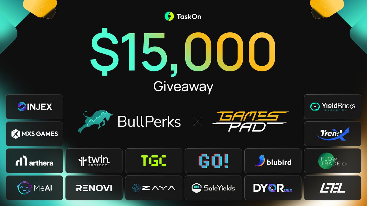 bullperks's tweet image. Get Ready for the #BullPerks and #GamesPad IDO Rush! 🔥

Join BullPerks for our biggest IDO campaign yet! With a massive $15,000 prize pool up for grabs, there&apos;s never been a better time to dive into the hottest upcoming projects!

Join here 👉🏻 taskon.xyz/quest/875667987

💰 $15,000…