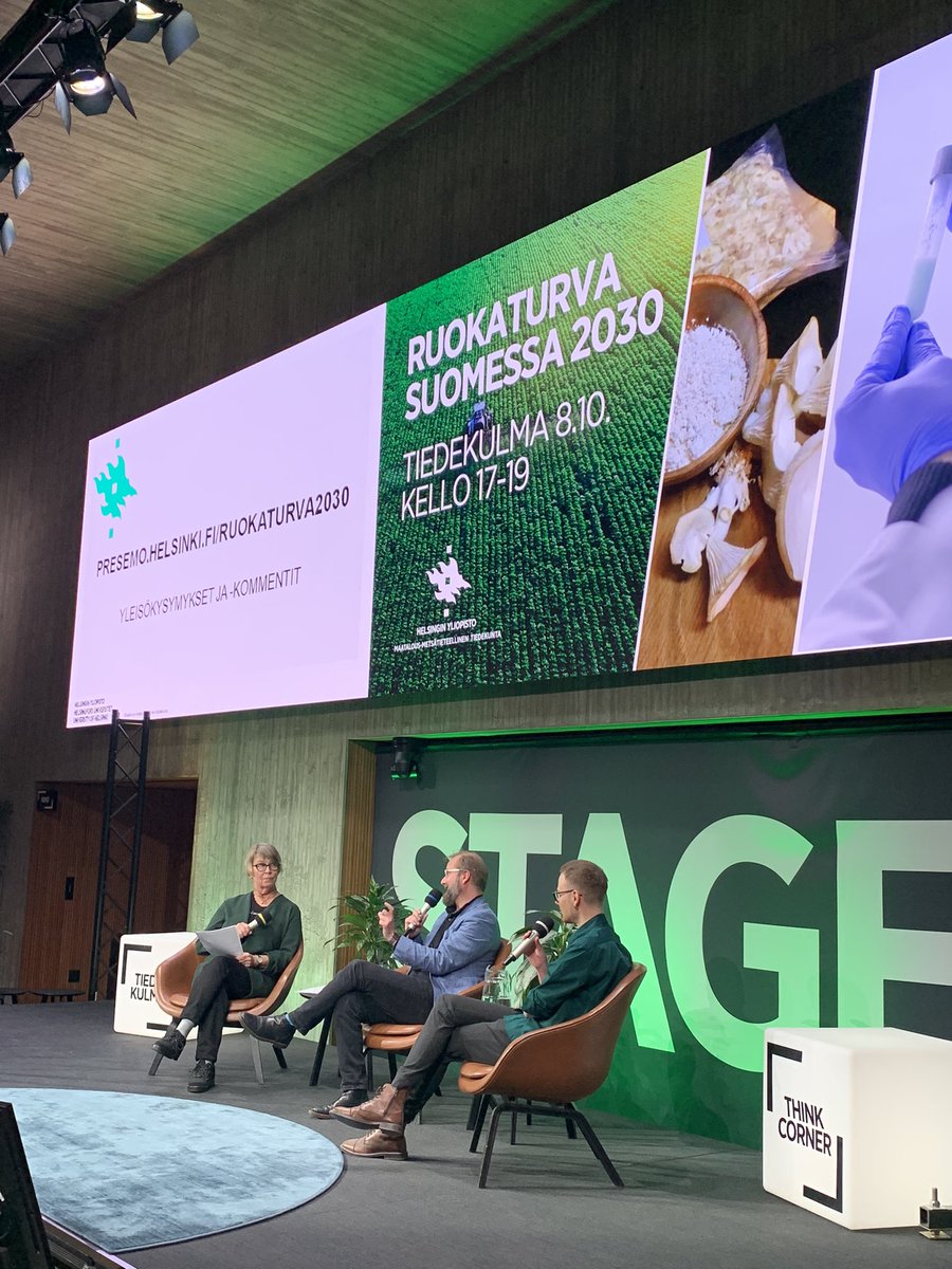 #ruokaturva <a href="/tiedekulma/">Tiedekulma</a> Juha-Pekka Pitkänen Solarfoods, <a href="/NikoRaty/">Niko Räty</a> <a href="/AgriForHelsinki/">Faculty of Agriculture and Forestry</a> #ruokaabioreaktorista #solumaatalous #cellularagriculture