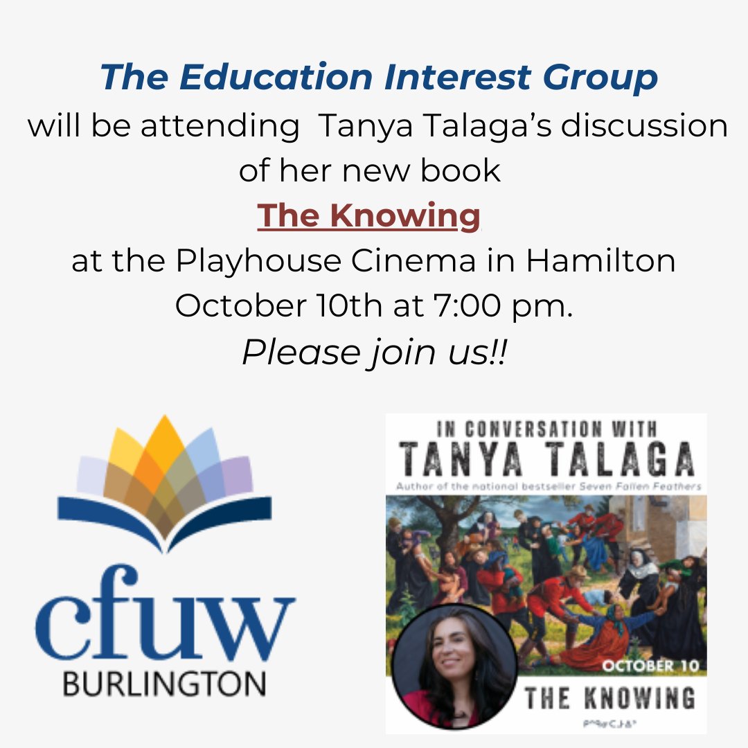 Join the Education Interest Group on October 10 at the Playhouse Cinema in Hamilton.  playhousecinema.ca/event/in-conve…