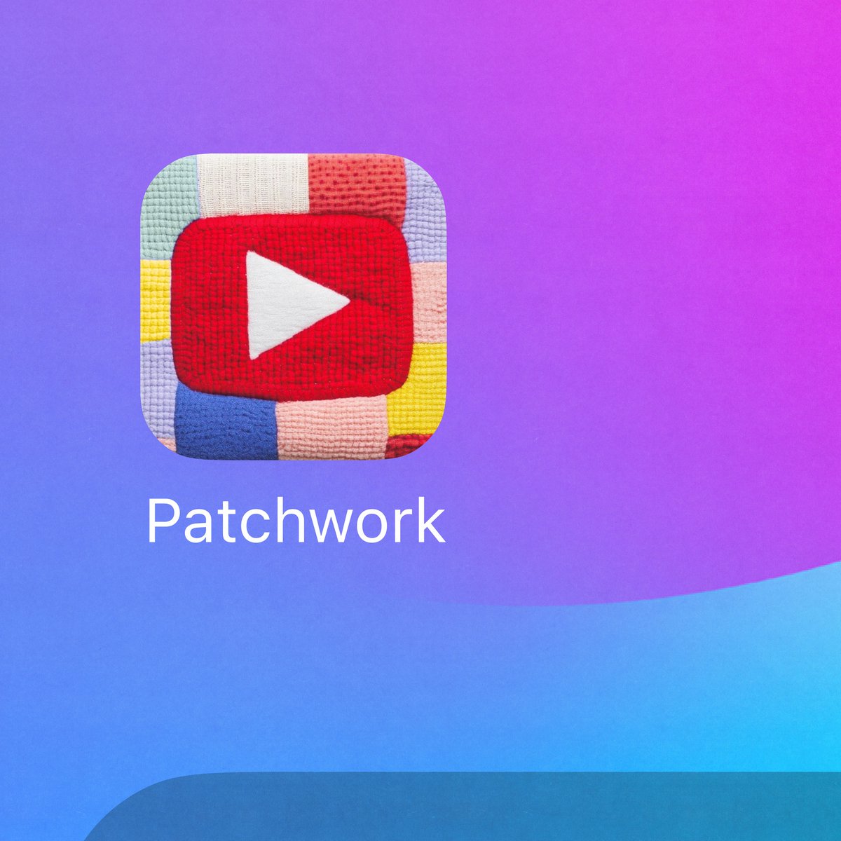been exploring the feasibility of this idea with <a href="/sakofchit/">Sakun</a> &amp; <a href="/johnathanchewy/">Johnathan Chiu</a> - we updated the concept a bit and renamed it patchwork

needed an app icon for the proto!