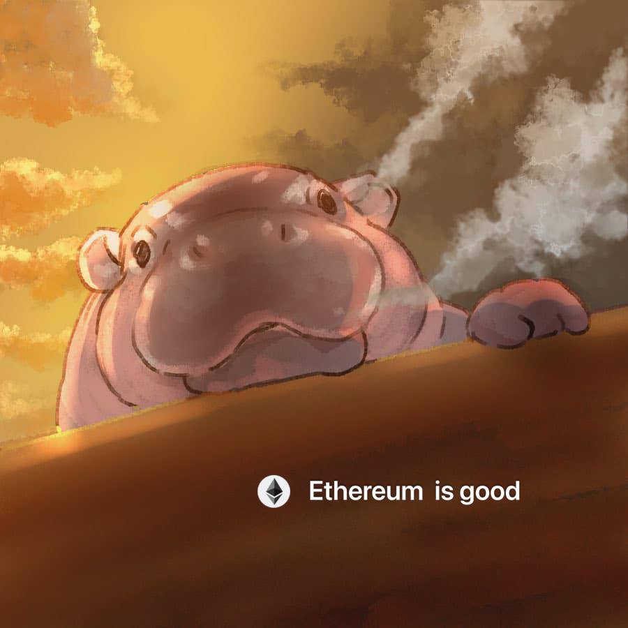 感谢<a href="/yztc123/">杨杨</a> 让我遇到moodeng
感谢V神的回复和对社区的认可
感谢moodeng社区的支持 
一键三连这条推文 随机抽8份 每份价值52.5u的moodeng 总价值(420u) 点赞破(69❤️)  48小时内开奖 
转发让更多人知道河马，让更多建设者加入社区
感谢<a href="/RealHunterMo/">Hunter Mo</a> <a href="/Meta_eth168/">Meta.ETH</a> <a href="/moodengctoeth/">Moodeng On Eth</a>