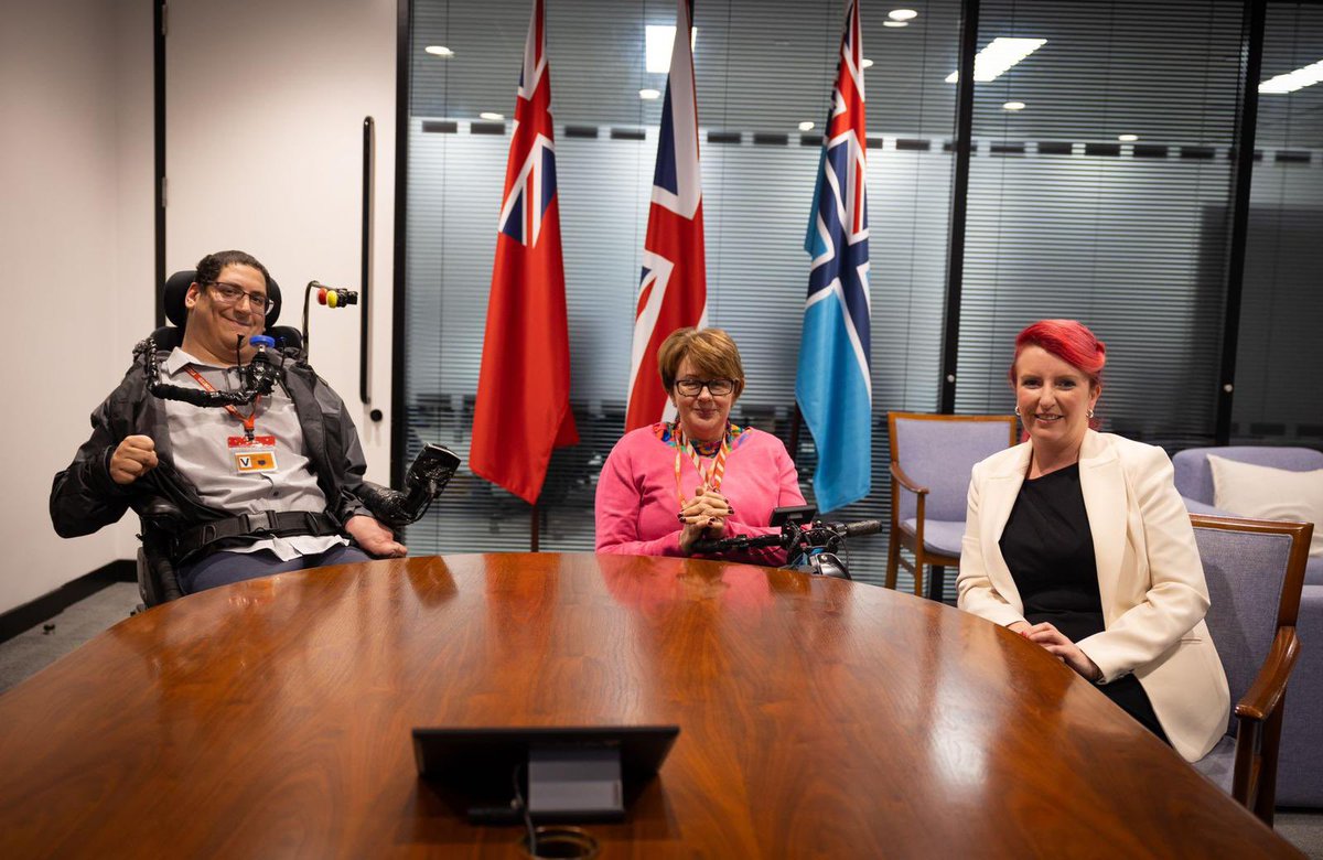 Louise Haigh (@louhaigh) on Twitter photo Today I met with <a href="/Tanni_GT/">Tanni Grey-Thompson</a> to talk accessibility of transport.
Ensuring journeys are accessible is a personal priority for me - but our transport networks too often aren’t delivering.
I am determined to deliver real progress to make accessible travel a reality for everyone. Today I met with <a href="/Tanni_GT/">Tanni Grey-Thompson</a> to talk accessibility of transport.
Ensuring journeys are accessible is a personal priority for me - but our transport networks too often aren’t delivering.
I am determined to deliver real progress to make accessible travel a reality for everyone.
