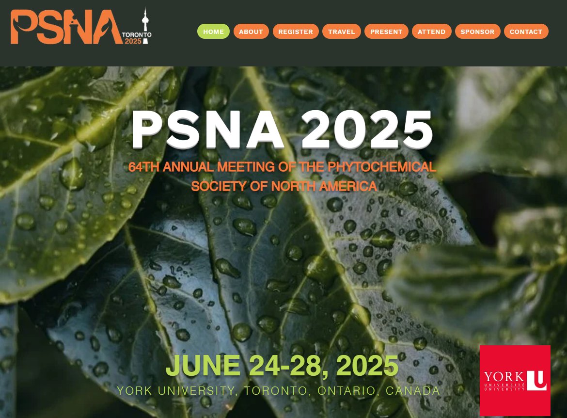 Phytochemical Society of North America tweet media
