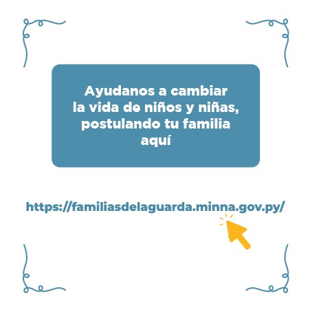 MINNAParaguay's tweet image. 👉¿Te gustaría ser una de las Familias de la Guarda?
Enterate más en:
familiasdelaguarda.minna.gov.py
Es una iniciativa del #GobiernoDelParaguay 🇵🇾