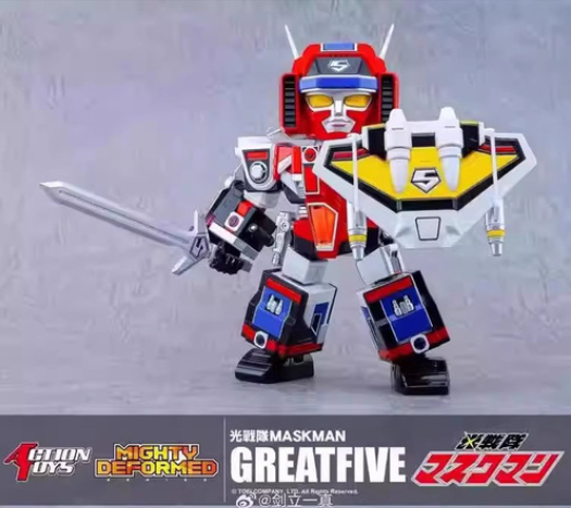 JQ_TREND's tweet photo. [予約注文] おもちゃ Action Toys MIGHTY DEFORMED 光战队覆面人 五功斗士号 GREATFIVE
予約締め切り：10月９日
（それからは値上げです）
https://t.co/ZIeKxhlVPa
#ActionToys
#GREATFIVE
#MIGHTYDEFORMED https://t.co/5HSheAChXY