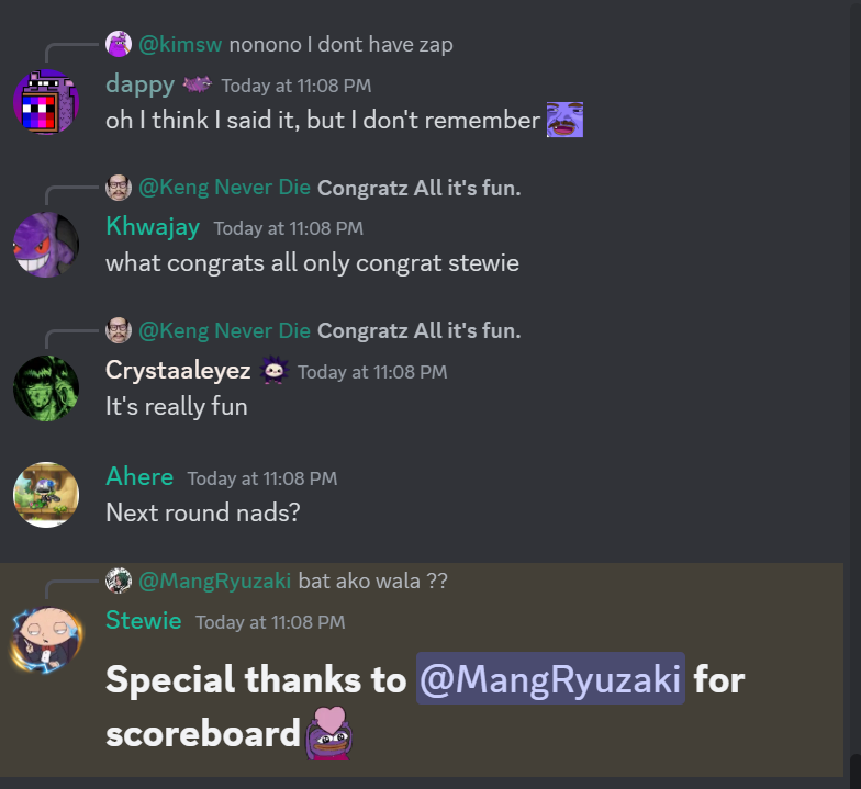 MangRyuzaki's tweet photo. Tuesday Quiz with Nads! 🎉
@monad_xyz @Filipinads @chog_xyz 
Nads absolutely nailed it with her country name unscrambling skills. 🌍✈️
Big congratulations to @SolVermillio for winning today’s quiz! 🏆 Thanks to everyone for participating can't wait to see you all tomorrow for✨ https://t.co/gfVRe4l357