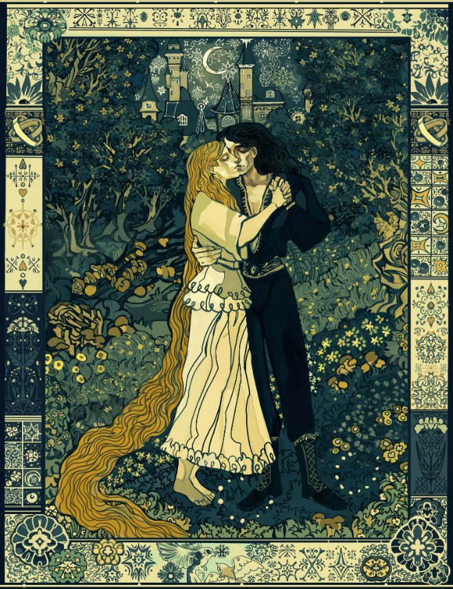 Hello #PortfolioDay!
  I'm Ksenia and I just love all things fantasy!  
 And I'm also open for a few commissions :")  
 🔸☀️🔸