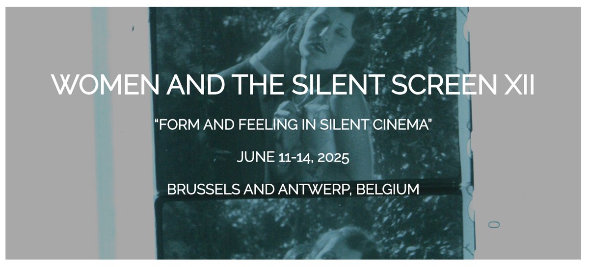 The CFP for Women and the Silent Screen XII is now live! The deadline to submit is December 2, 2024!

wfhi.org/2025-brussels-…

Keep checking the WFHI website for updates on the event!