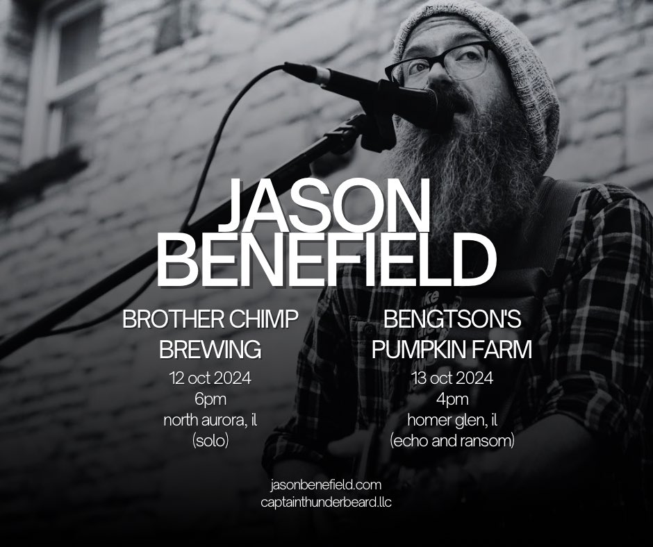 Got a couple gigs coming up this weekend. Solo at Brother Chimp Brewing on Saturday and an Echo and Ransom show at Bengtson Pumpkin Farm on Sunday afternoon. I’ll have “Apothecary” CDs and records on hand if you wanna grab one.