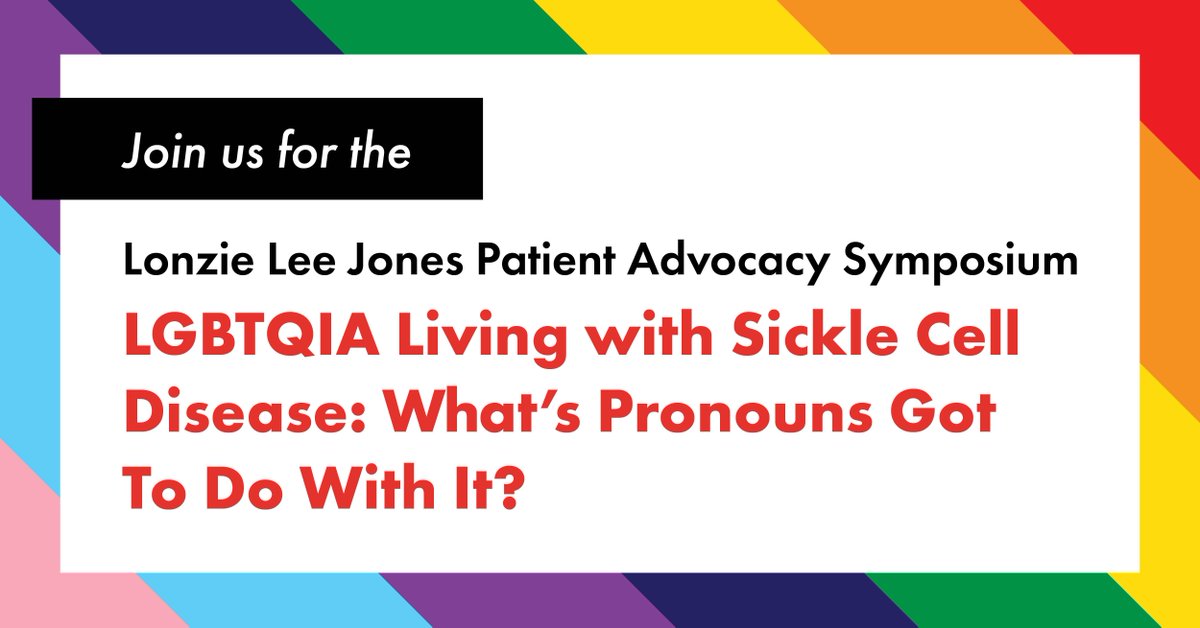 Join us at SCDAA’s 52nd Annual National Convention from Oct. 23-26 for an essential conversation on LGBTQIA+ issues. The Lonzie Lee Patient Advocacy Symposium will bring together advocates from across the country to share their unique sickle cell stories!