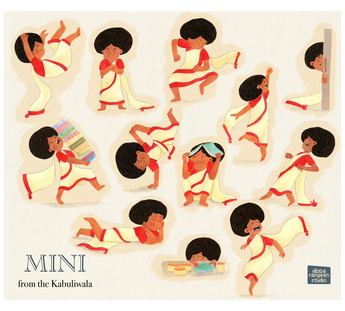 DibbaRangeen's tweet photo. Hi #PortfolioDay
I'm Reshu, a #kidlit illustrator looking to illustrate in PB, MG, board books &amp; book covers.

If you have a manuscript that suits my style, I would love to hear from you

I'm also looking for representation!

💭dibba.rangeen@gmail.com
💭https://t.co/a6oyJe6QqX https://t.co/0XRwLe1sdz