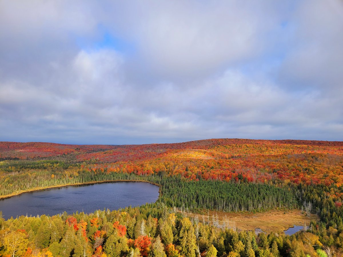Some of our staff traveled up north this weekend to see the beautiful fall colors along the north shore! This image was captured on Oberg Mountain.

What do the fall colors look like in your neighborhood so far? Share your pictures in the comments below! #mnwx