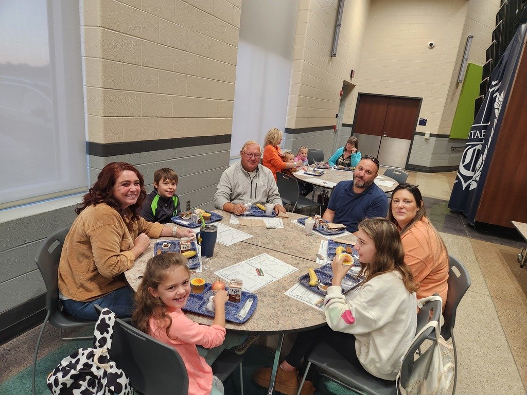 First Grade breakfast with loved ones
