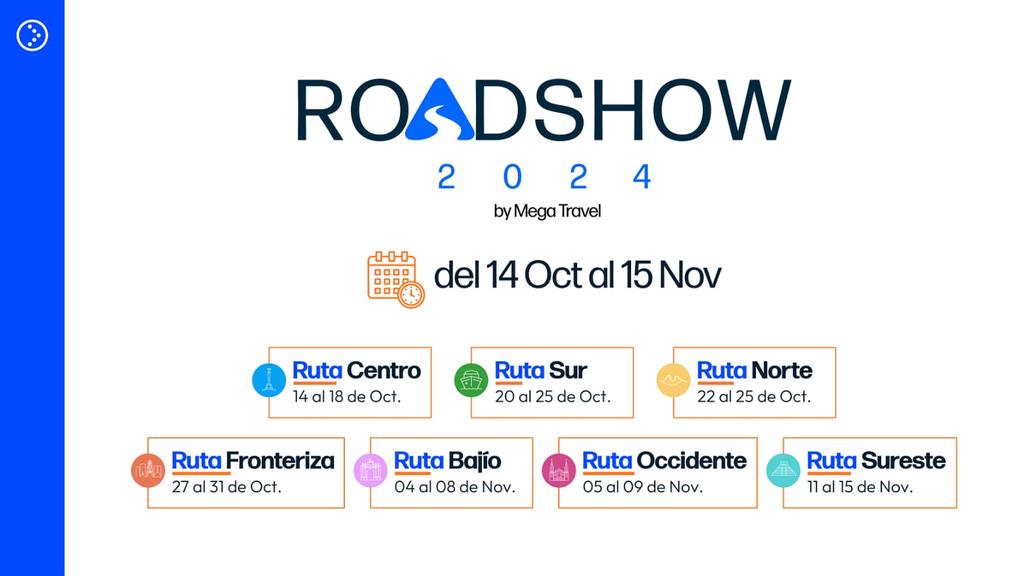 eyilmaz_mx's tweet photo. Otra vez es el #tiempo de #RoadShow! Vamos a visitar a nuestros amigos, Agentes de Viajes, en su ciudad.  Hemos organizado 35 eventos en 35 ciudades a largo y ancho de #México 🇲🇽. Todas las agencias de viajes están cordialmente invitadas ! Tenemos muchas novedades para 2025. Juntos #marcamoseldestino. @MegaTravel_MX  es #1mundodeposibilidades. 
💪😎⭐️🫶💯❤️