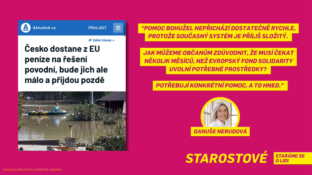 Danuše Nerudová tweet media