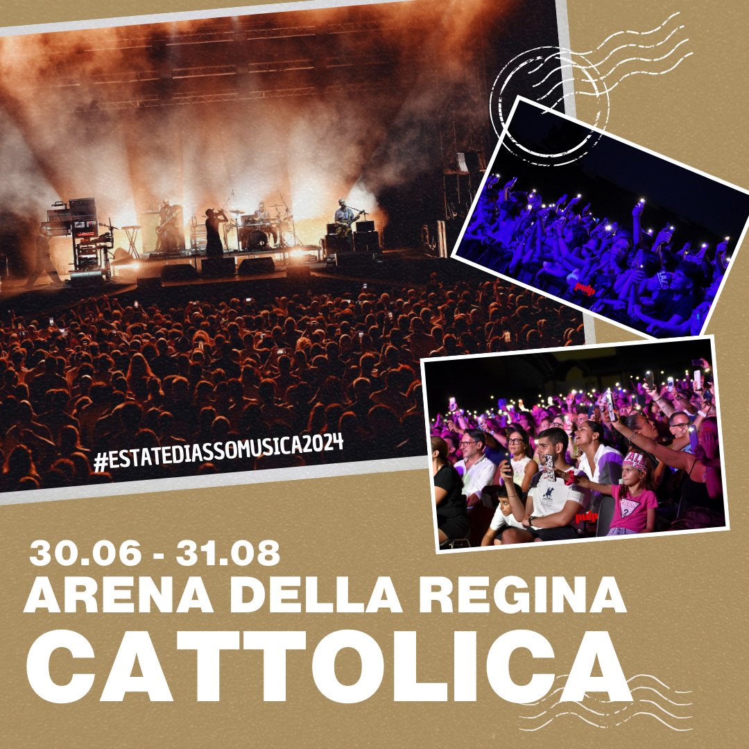 80.000 persone all'Arena della Regina di Cattolica! 

Anche nella riviera romagnala l' #EstatediAssomusica si conferma non solo offerta culturale ma anche prodotto turistico, capace di generare indotto economico per tutto il settore dell'accoglienza adriatica!