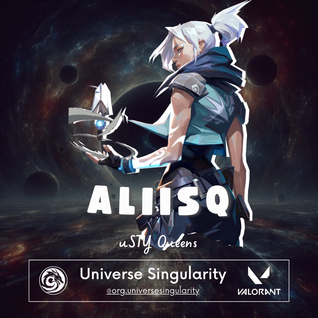 *¡Le damos la bienvenida a nuestra jugadora Henz al equipo femenino Universe Singularity Queens!*

Alicia es una jugadora profesional de Valorant que está arrasando en la escena competitiva. Con increíbles habilidades, ha demostrado ser una competidora imparable

#VALORANT