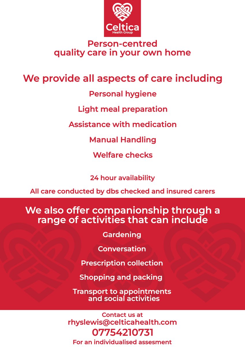 I would like to welcome the latest micro-enterprise to the Carmarthenshire directory, Celtica Health Group covering Carmarthenshire North, Gwendraeth and Amman area.