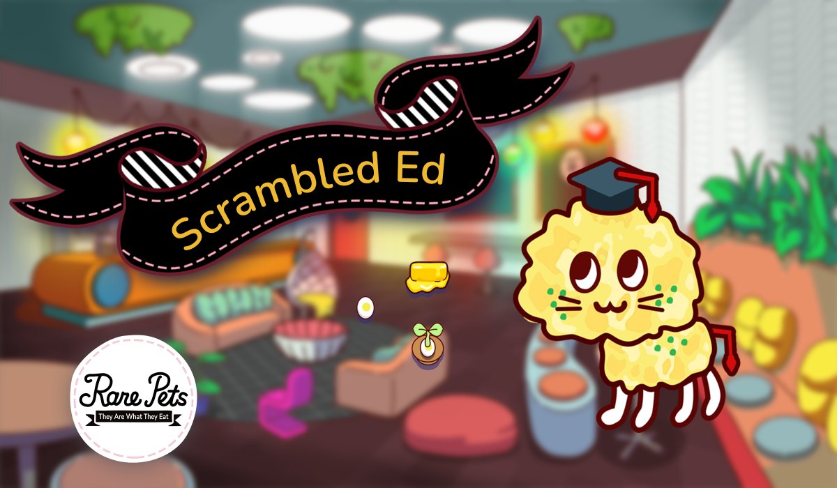 JetpackCLTV's tweet photo. Start your day with a delightful twist! Scrambled Ed is a breakfast favorite, scrambled with a touch of dairy for extra flavour. 🍳 Have you served up this classic dish yet? #PetShowcase #PetOfTheWeek #PetGame #CreatureCollector https://t.co/oZjkFVhdUa
