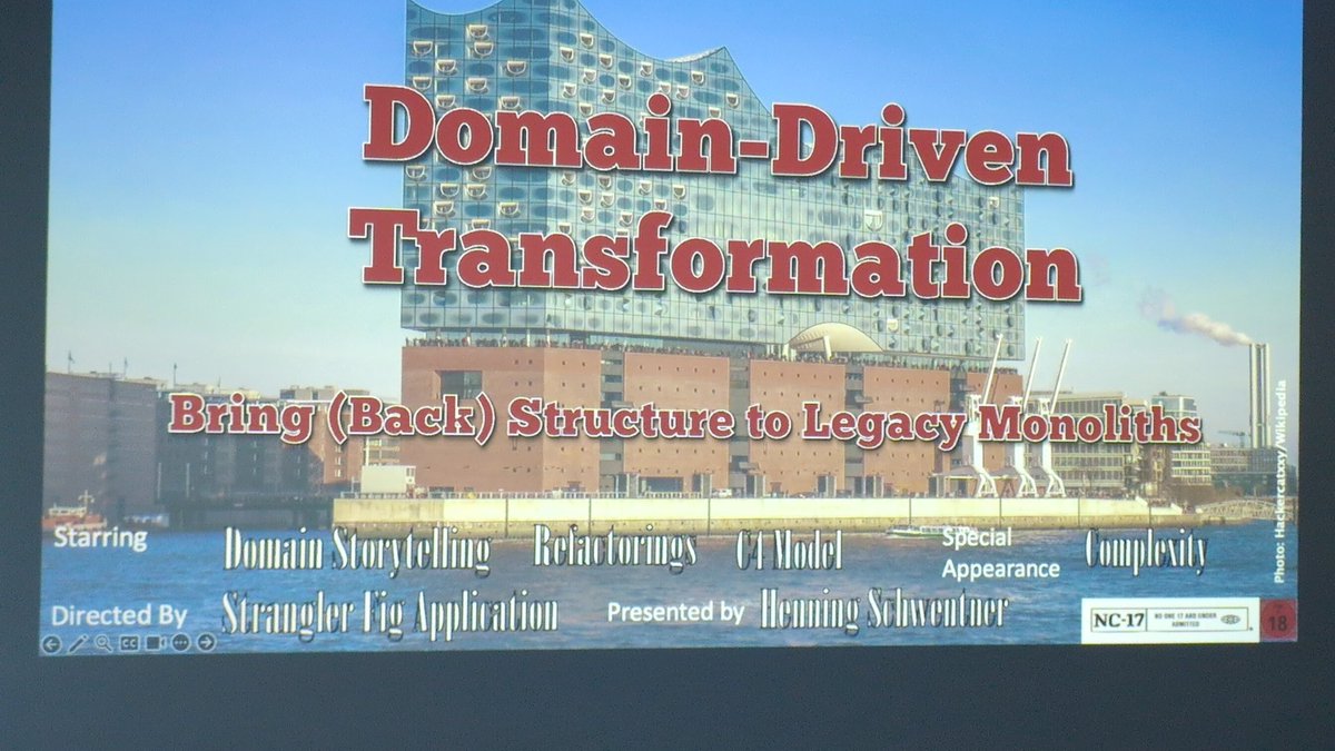 Domain drivem transformation by <a href="/hschwentner/">Henning Schwentner</a> at domain driven design meetup