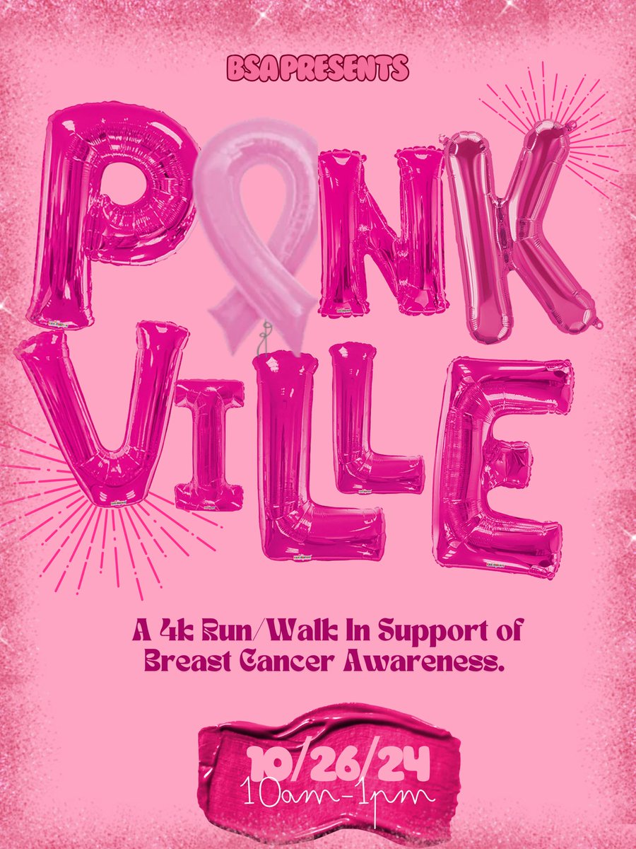 We just thought our feed needed a little…PINK💞💓💕💗

Come on out to PINKVILLE (A 4K Run/Walk in support of Breast Cancer Awareness. 🩷) on Oct. 26 from 10am-1pm! 

*this is a free event but all proceeds will go to Huntsville’s Women’s Imaging Center**