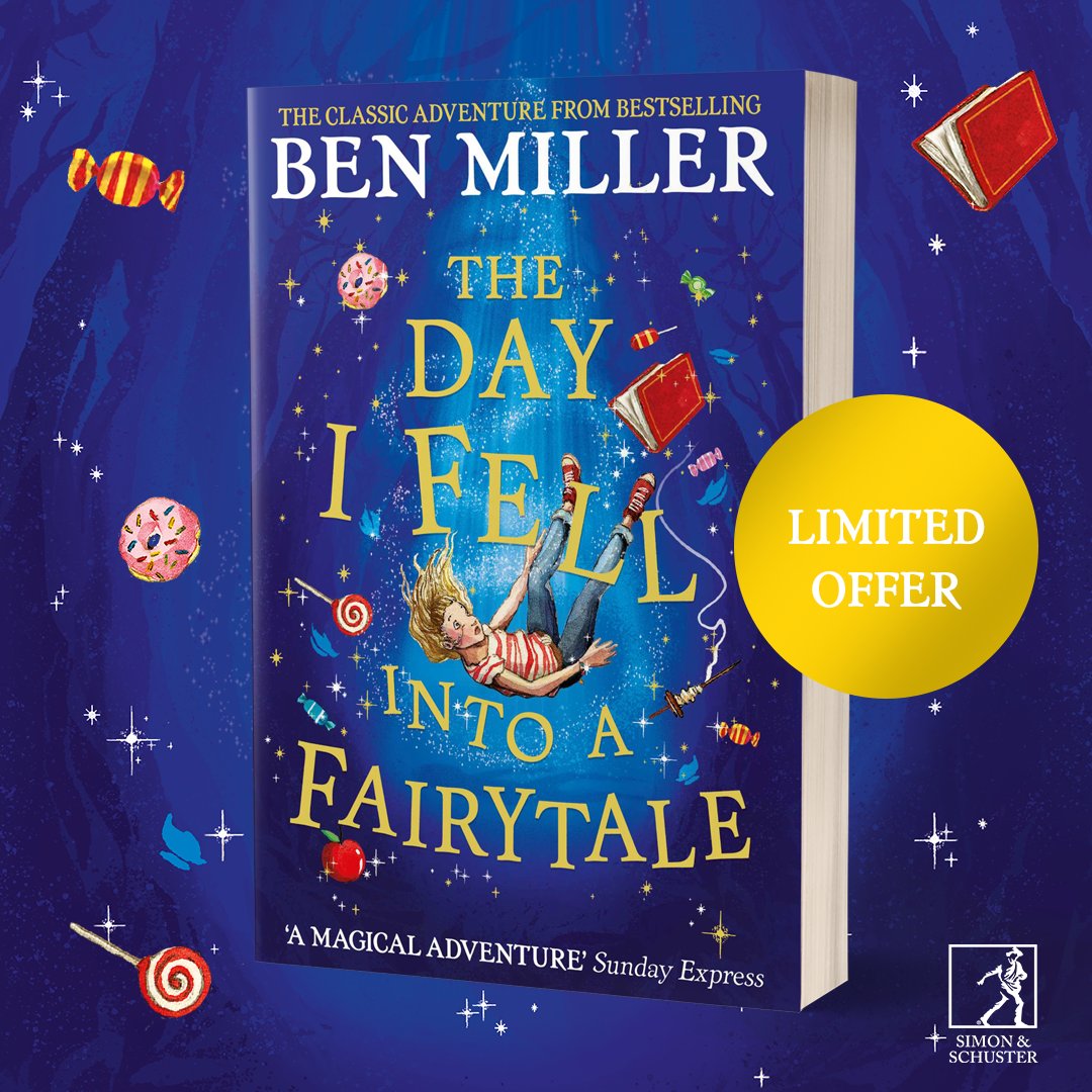Ben Miller (@actualbenmiller) on Twitter photo The Day I Fell Into A Fairytale is available today as part of Amazon Prime Day! A limited offer - make sure you snap up a copy. 📚
amazon.co.uk/exec/obidos/AS…
<a href="/simonkids_UK/">Simon & Schuster Children's Books</a> The Day I Fell Into A Fairytale is available today as part of Amazon Prime Day! A limited offer - make sure you snap up a copy. 📚
amazon.co.uk/exec/obidos/AS…
<a href="/simonkids_UK/">Simon & Schuster Children's Books</a>