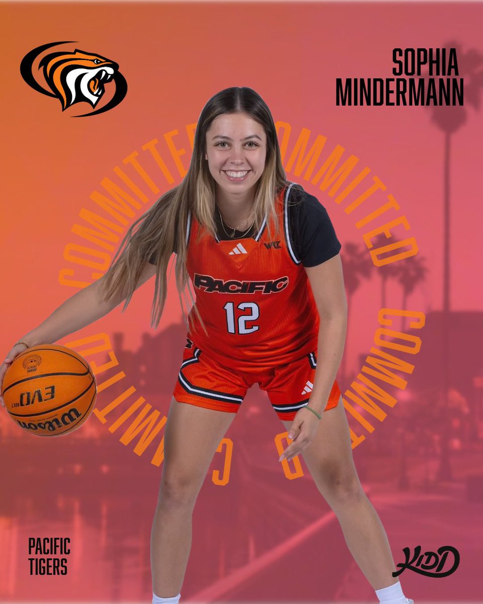 Jason Kidd Select GBB (@jkselectgbb) on Twitter photo Congrats to 2025 Guard <a href="/sophiarae24/">Sophia Mindermann</a> on her recent commitment to <a href="/Pacific_Hoops/">Pacific Women's Hoops</a>. We’re so proud of you and can’t wait to see you at the next level!
#jasonkidd
#jkidd
#jasonkiddselect
#jkiddselect
#uop
#tigers Congrats to 2025 Guard <a href="/sophiarae24/">Sophia Mindermann</a> on her recent commitment to <a href="/Pacific_Hoops/">Pacific Women's Hoops</a>. We’re so proud of you and can’t wait to see you at the next level!
#jasonkidd
#jkidd
#jasonkiddselect
#jkiddselect
#uop
#tigers