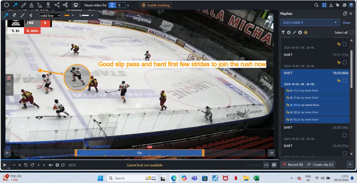 Another week under way, and loving catching up with how some of our clients did over the weekend.

Weekly video breakdown for Alex Rimko who had another strong weekend for Dukla Micholovce U20s. Alex really takes information &amp; detail on board and makes improvements to his game.